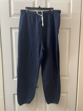 Men's Navy Drawstring Sweatpants